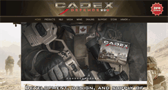 Desktop Screenshot of cadexdefence.com